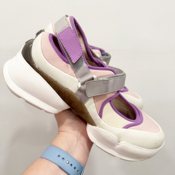 Kate Spade Cloud Cut Out Chunky Platform Sneakers Purple - Picture 1 of 10